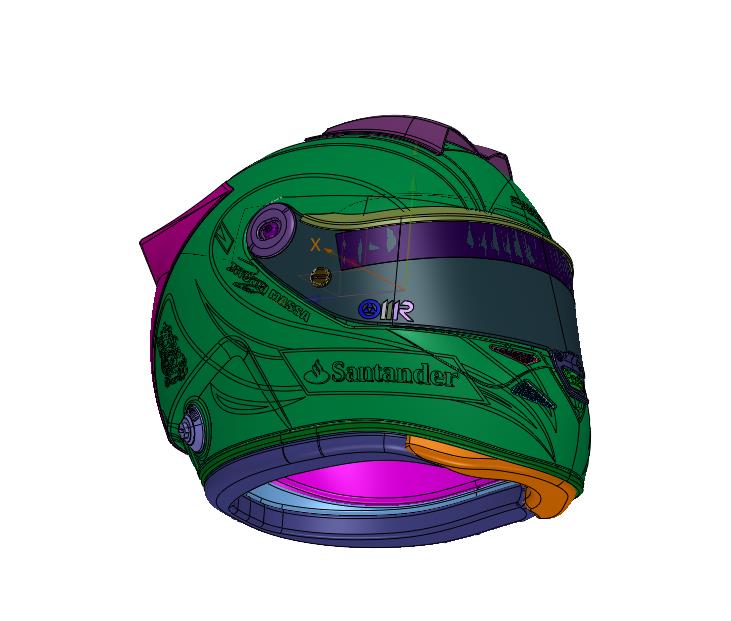 F1方程式赛车手头盔安全防护帽子