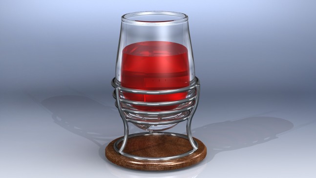 无脚酒杯