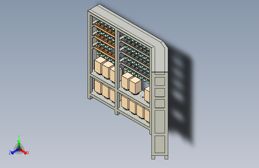 模具自动化铜工模仁工具料架