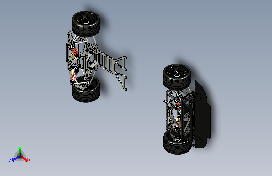 Y0083-悬挂系统 Agera Front Suspension v75 STP