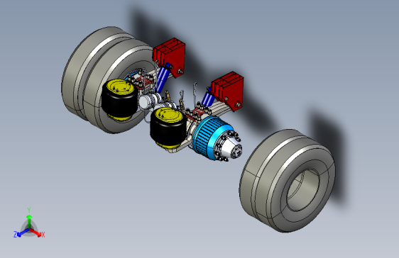 Y0088-悬挂系统 axle-and-suspensions STP