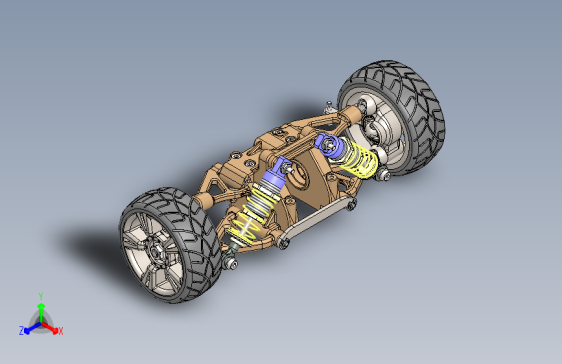 Y0091-悬挂系统 Car Suspension SW
