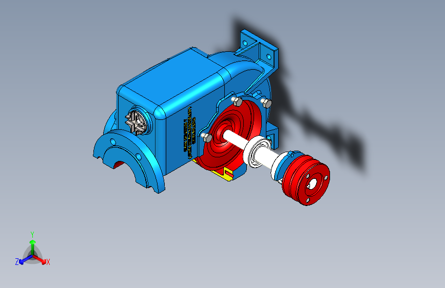 Y0105-泵 centrifugal-pump-3 INVENTOR STL