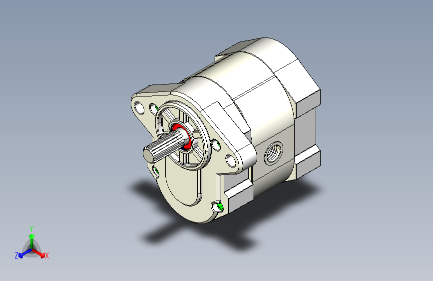 Y0147-泵 gear-oil-pump IGS