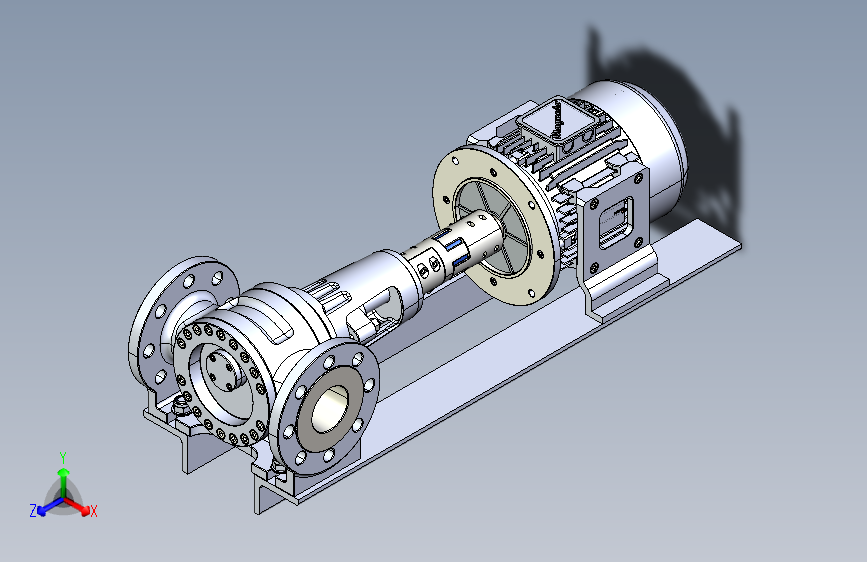 Y0167-泵 internal-gear-pump-dn65-pn16 STP IGS