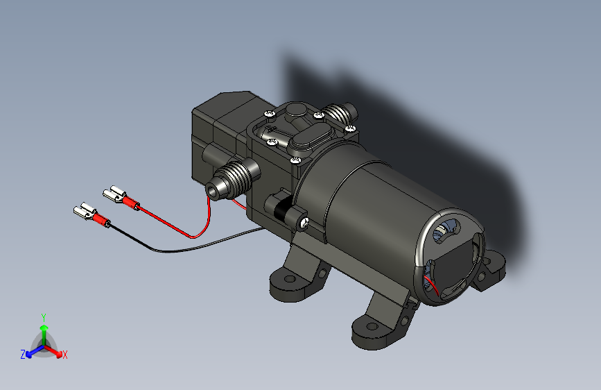 Y0208-泵 12v-micro-diaphragm-pump STP_STEP_模型图纸下载 – 懒石网