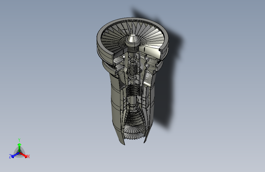 Y0289-航空发动机 Turbo Fan dev11292012 STP