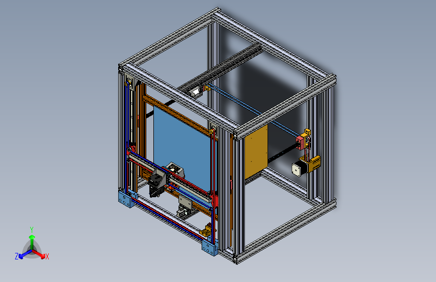 Y0355-3D打印机3d-printer-449 Z mechanika STP