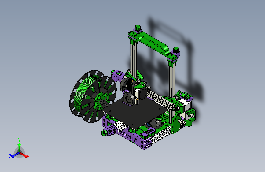 Y0396-3D打印机minik STP