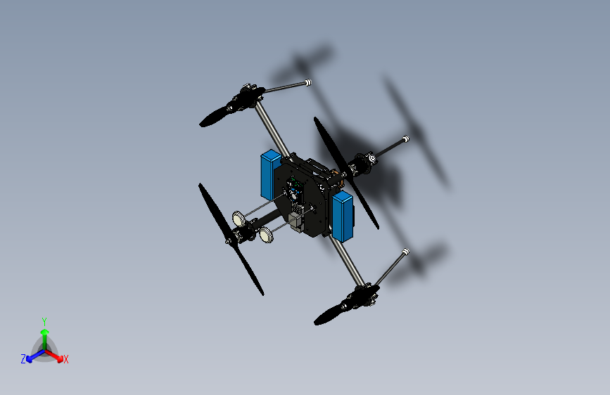 Y0658-无人机 developer-modular-x4-quadcopter-1 4 STP IGS