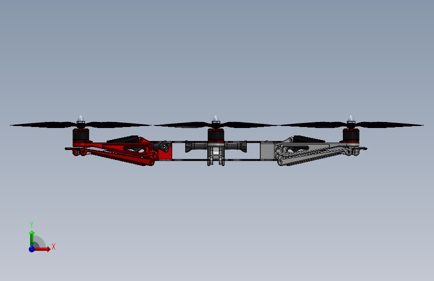 Y0664-无人机 dji-f550-f450-landing-gear SW_SOLIDWORKS 2014_模型图纸下载 – 懒石网