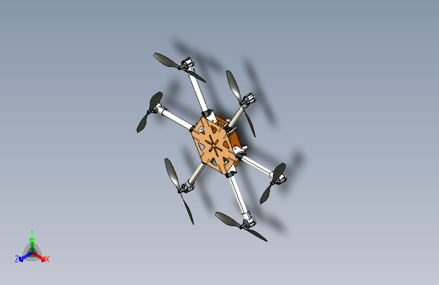Y0680-无人机 drone-576 STP