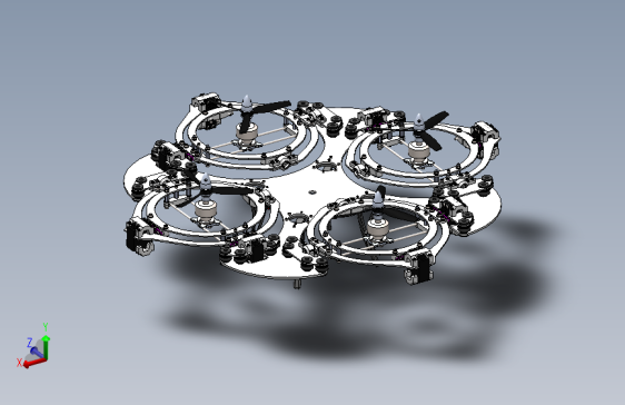 Y0694-无人机 dual-axis-tilting-quadrotor-design-v2 SW