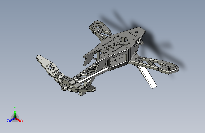 Y0726-无人机 horus-kestrel f3d STP IGS