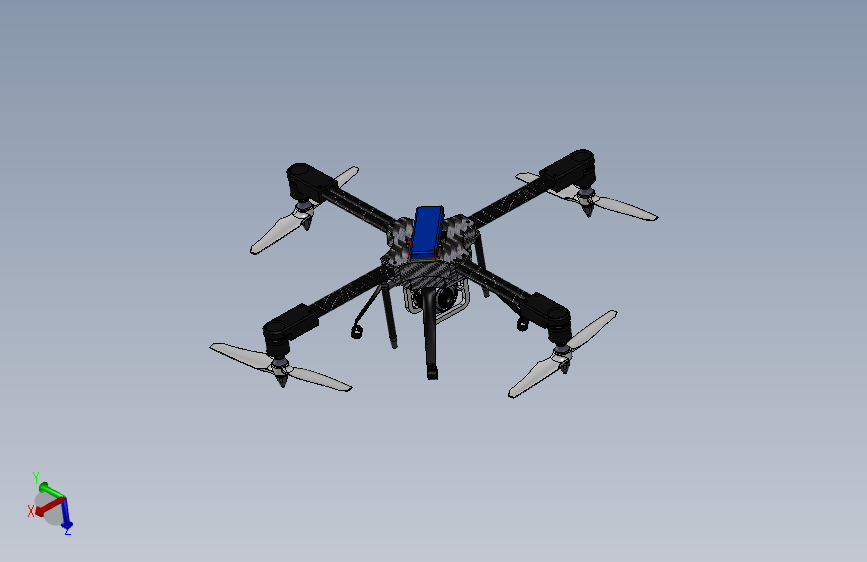 Y0744-无人机 netra-uav-unmanned-aerial-vehicle SW STP