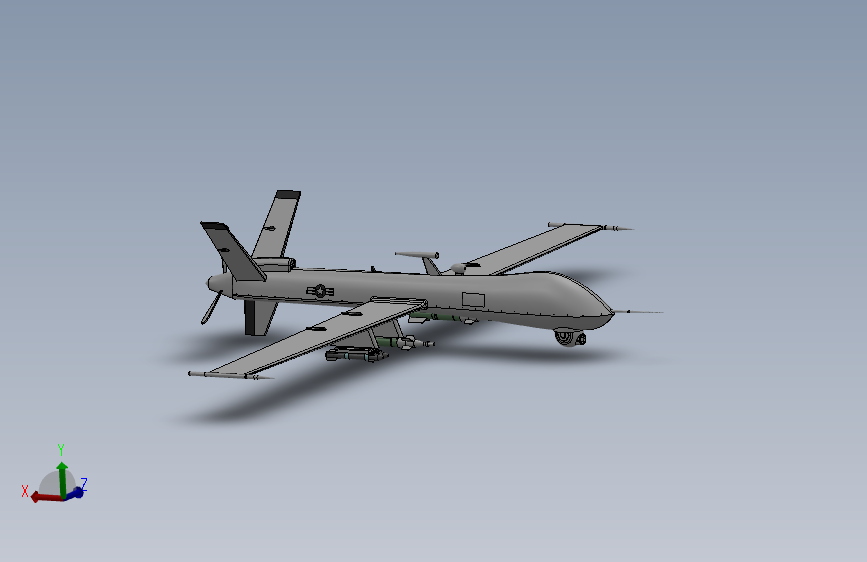 Y0751-无人机 predator-drone SW IGS