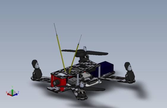 Y0752-无人机 qav250-quadcopter SW STP