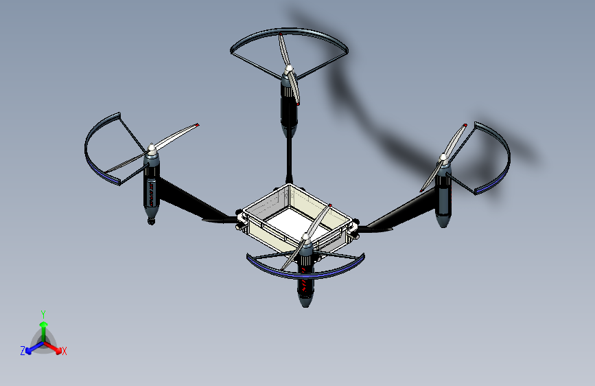 Y0774-无人机 solo-modular-uav STP
