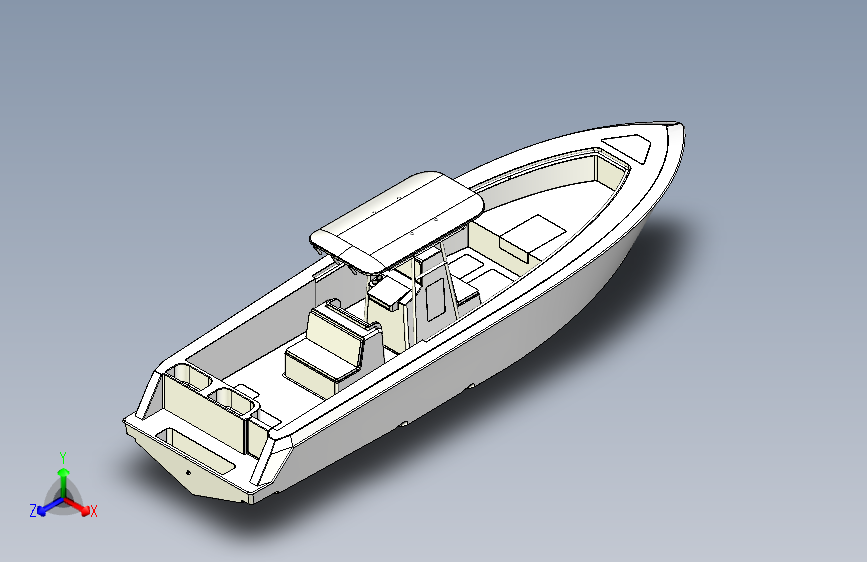 Y0840-轮船 军舰 10-meters-fishing-boat-1 7 STP IGS