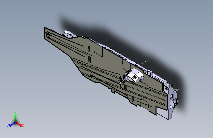 Y0860-轮船 军舰 aircraft-carrier-gerald-r-ford-class-model-1 3 IGS CATIA