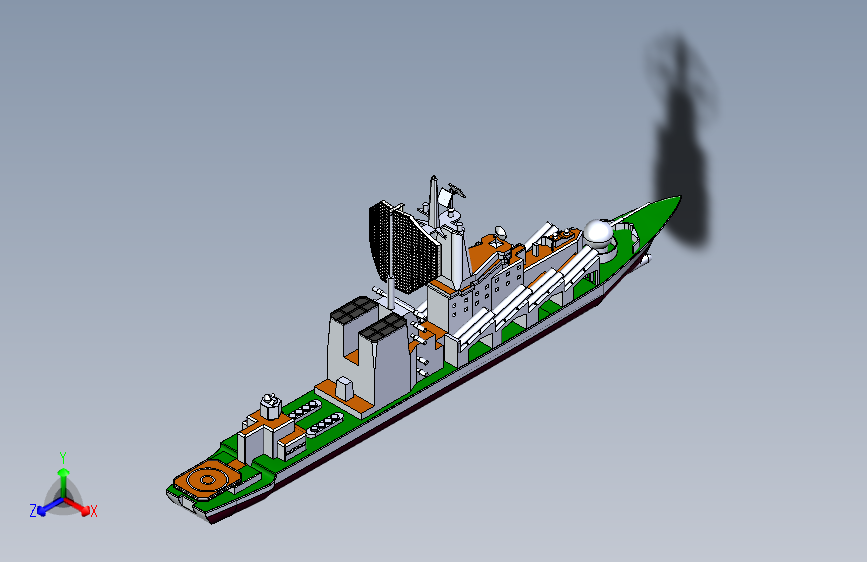 Y0869-轮船 军舰 battleship-3 1 IGS