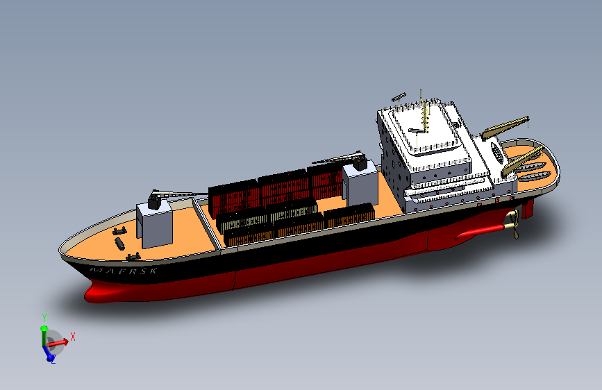 Y0878-轮船 军舰 cargo-ship-1 19 SW