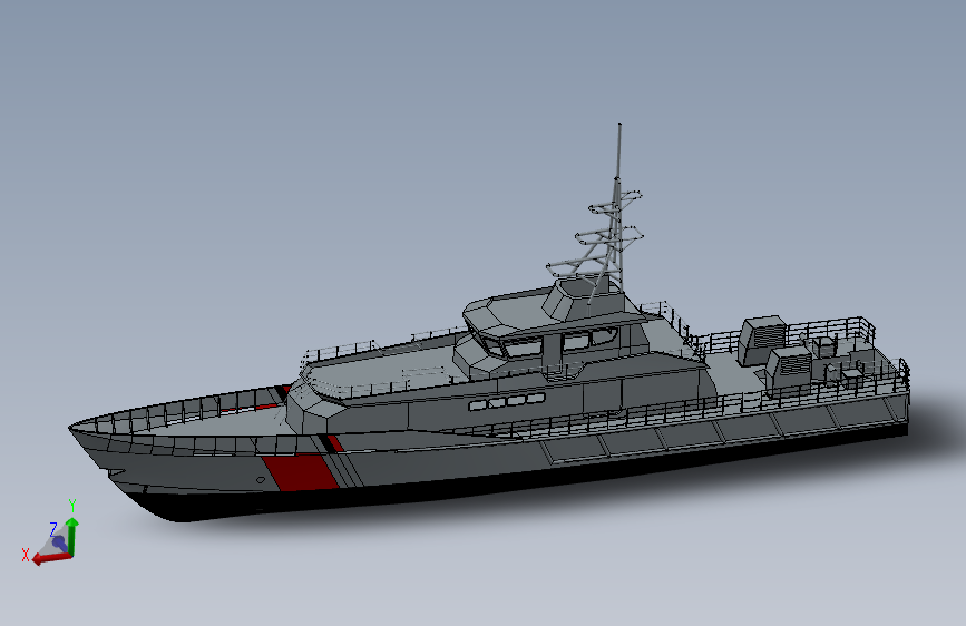 Y0930-轮船 军舰 patrol-vessels-42-8-meter-on-model-phase-1-5-1 2 SW