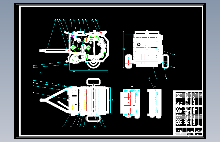 秸秆打捆机的设计（含15张CAD图纸+说明书）