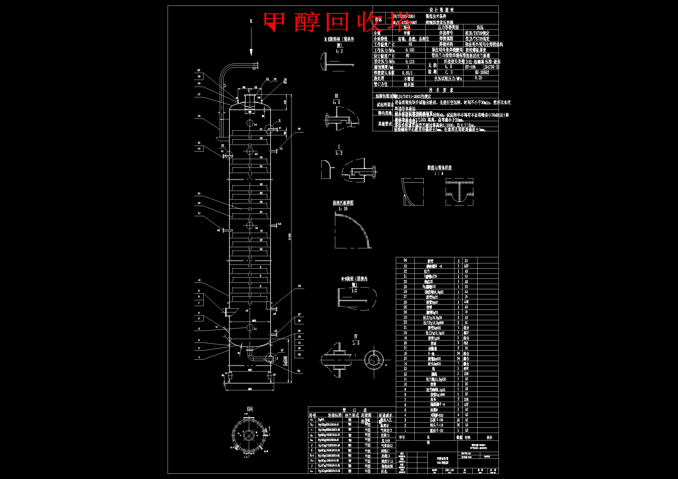 草酸酯加氢法年产10万吨乙二醇化工厂工艺设计