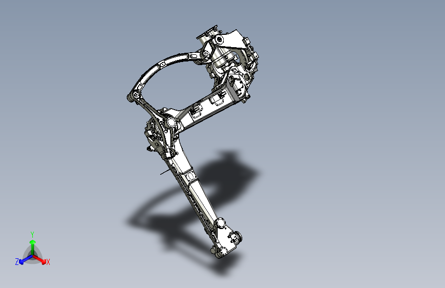 Y0981-那智工业机器人 nachi lp130 180 210 palletizer robot 4axis STP X_T