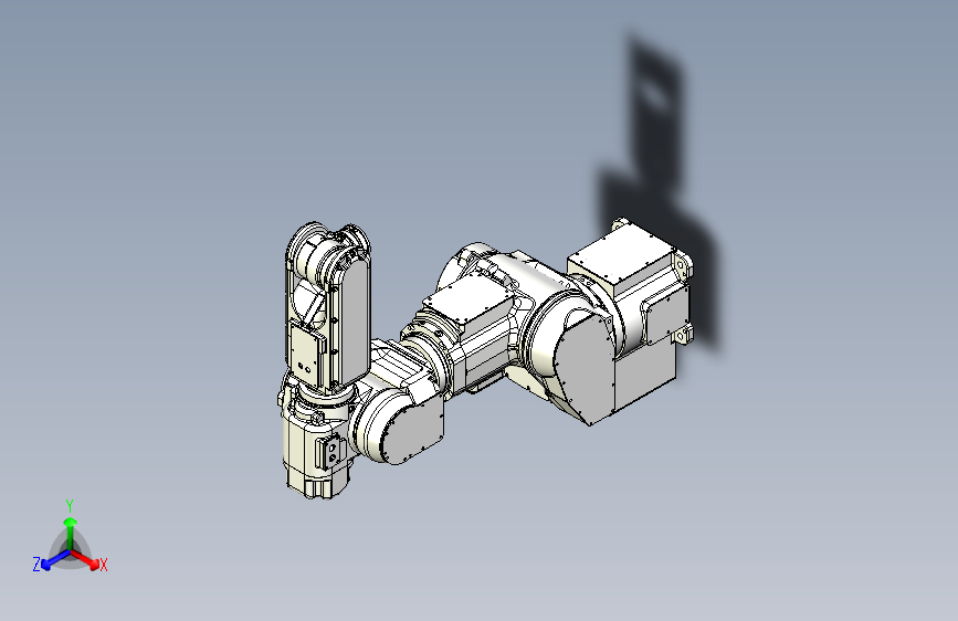 Y0988-那智工业机器人 nachi mr20 7axis industrial robot stp