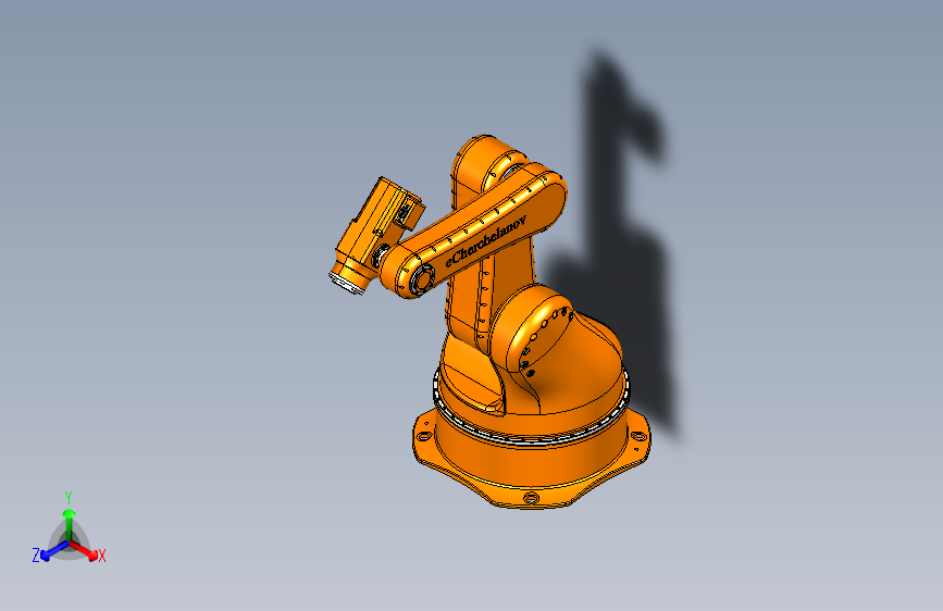 Y1178-工业机器人 5-axis-industrial PUMA Robot bql fon 01 STP