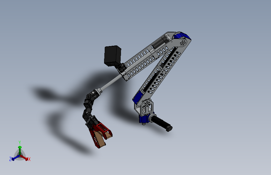 Y1193-工业机器人 11-dof-manipulator SW