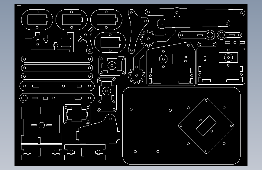 Y1299-工业机器人 me-arm-0-4