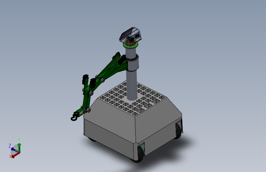 Y1301-工业机器人 mechanical-design-agriculture-robot SW