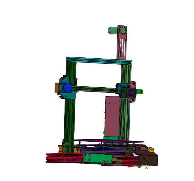 高精度便携式Ender3高速3D打印机