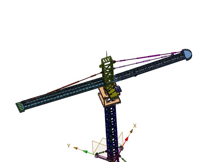工地建筑材料大型塔吊