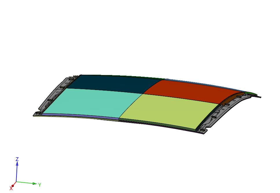 豪车标配全景玻璃天窗