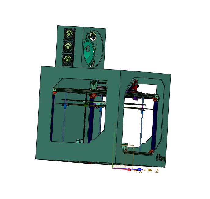 恒温罩保护仓密封全封闭fdm3D打印机
