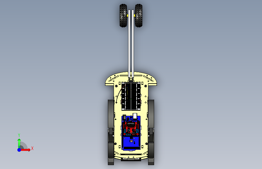 Y1362-工业机器人 star-wheel-robot STP 正面视图