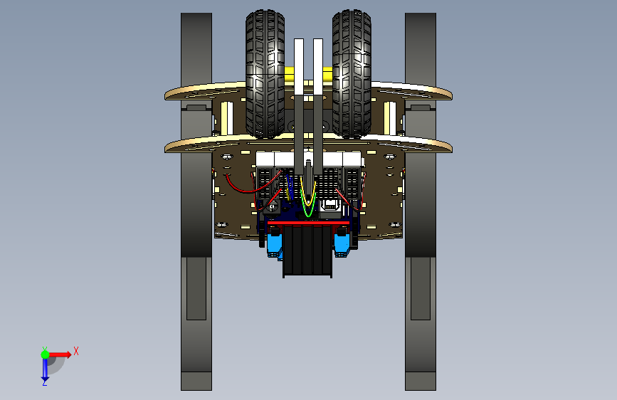 Y1362-工业机器人 star-wheel-robot STP 俯视图