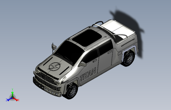 Y1652-汽车 as-titan-original-design STP
