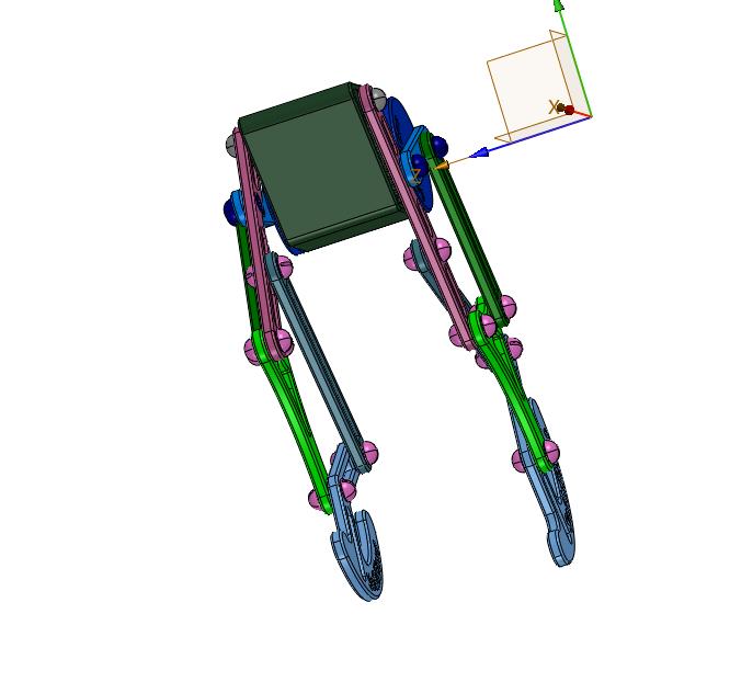 科学实验双脚机器人