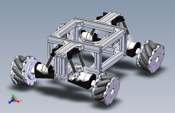 Y1976-麦克纳姆轮 mecanum-wheel-vehicle SW