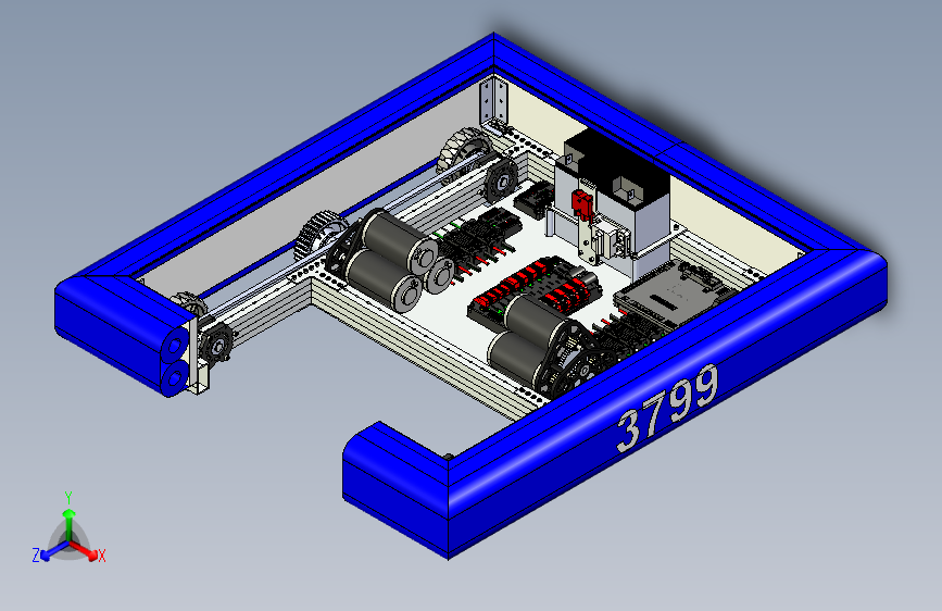 Y1984-麦克纳姆轮 skid-steer-1-speed STP