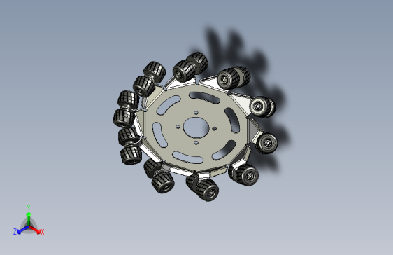 Y2041-麦克纳姆轮 mecanum-wheel-7 STP