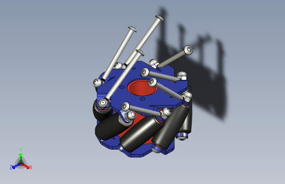 Y2048-麦克纳姆轮 mecanum-wheel-42 STP