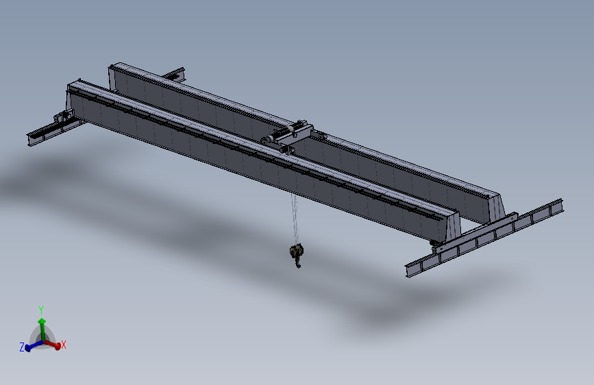 Y2095-起重机 crane-70-ft-span-and-15-tone-capacity SW 二维
