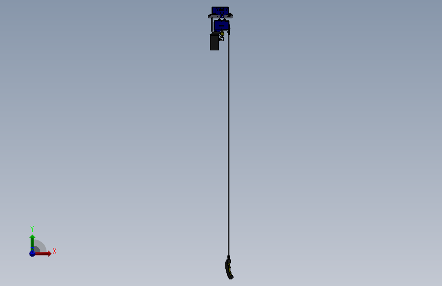 起重机 demag-dc-pro-5-500-chain-hoist SW 正面视图