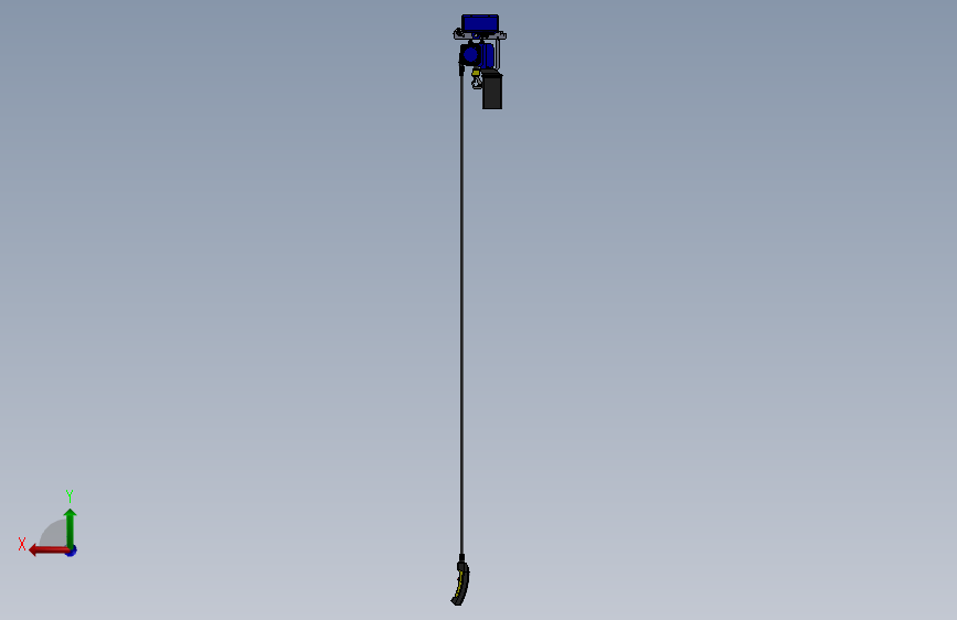 起重机 demag-dc-pro-5-500-chain-hoist SW 背面视图